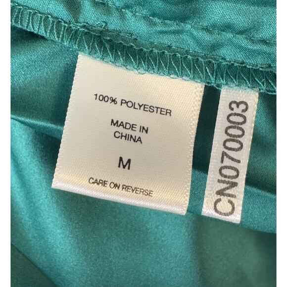 New York & Co Pleated Short Sleeves Dress,Green, Sz: M, 64-40 - Picture 12 of 16